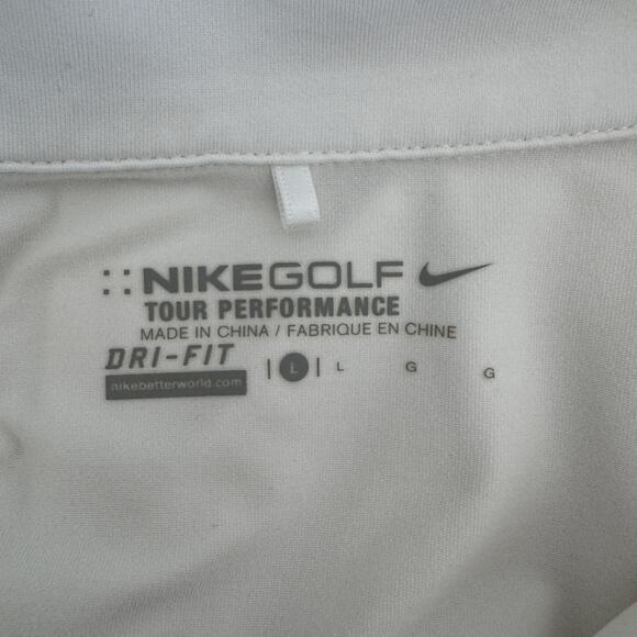 NIKE Golf Tour Performance Dri-Fit Golf Top Size L TPC The Players 1/4 Zip - Picture 8 of 10